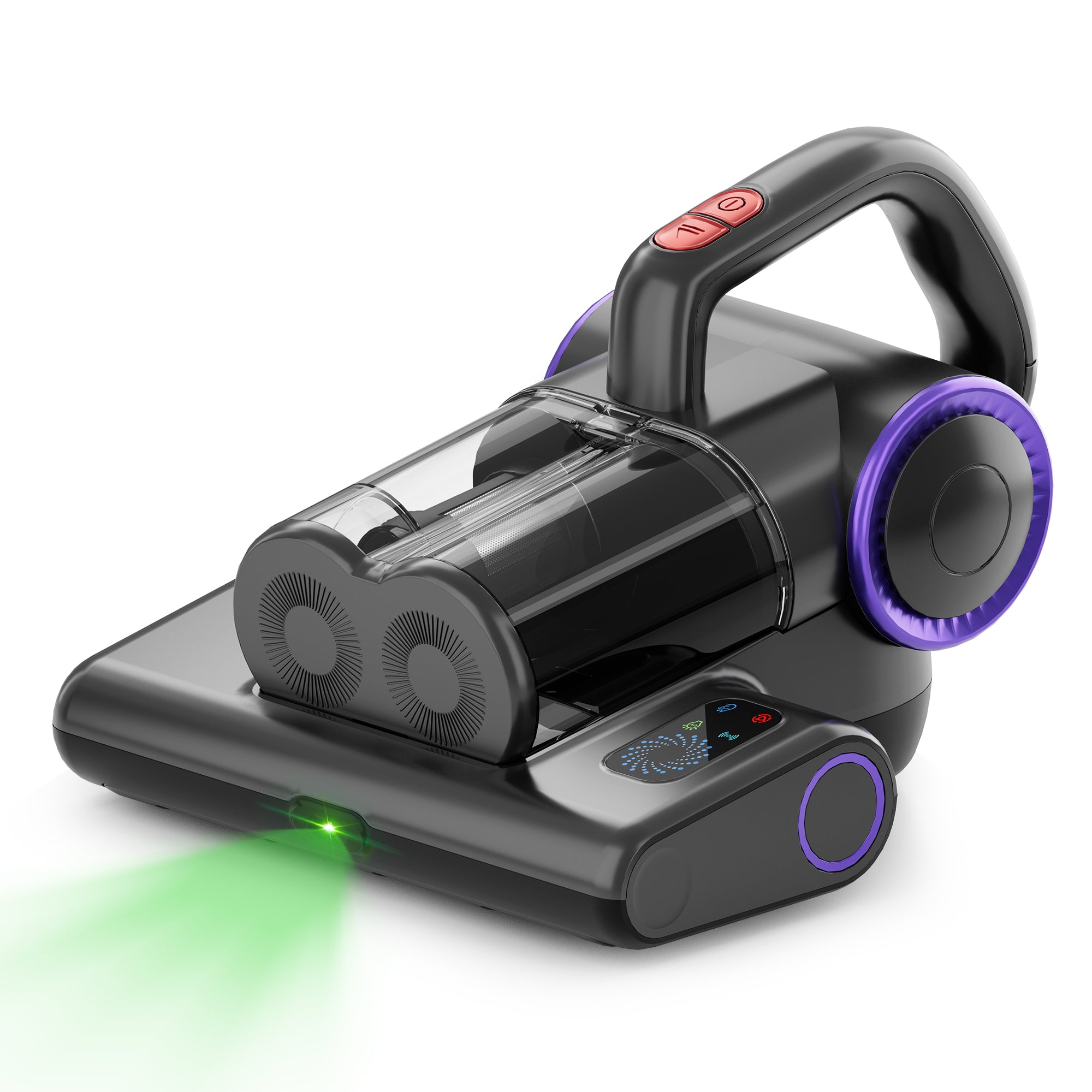 WHALL Bad Vacuum Cleaner for Home Use, Mattress Vacuum Auto UV Light with LED Display