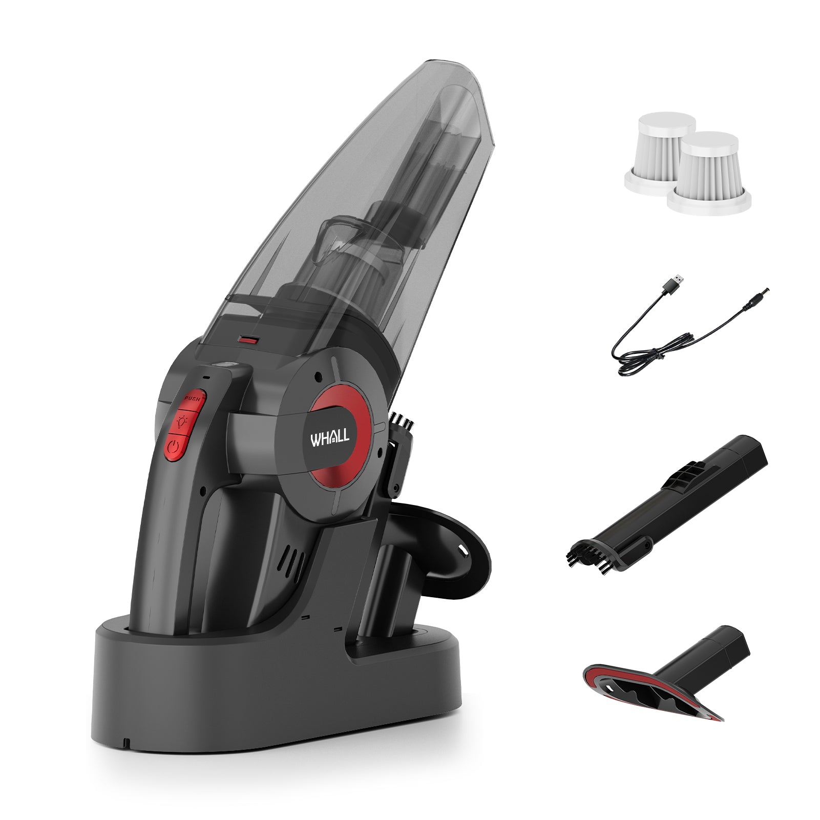 WHALL Handheld Vacuum Cleaner Cordless with Charging Docck, Portable Design for Home Use
