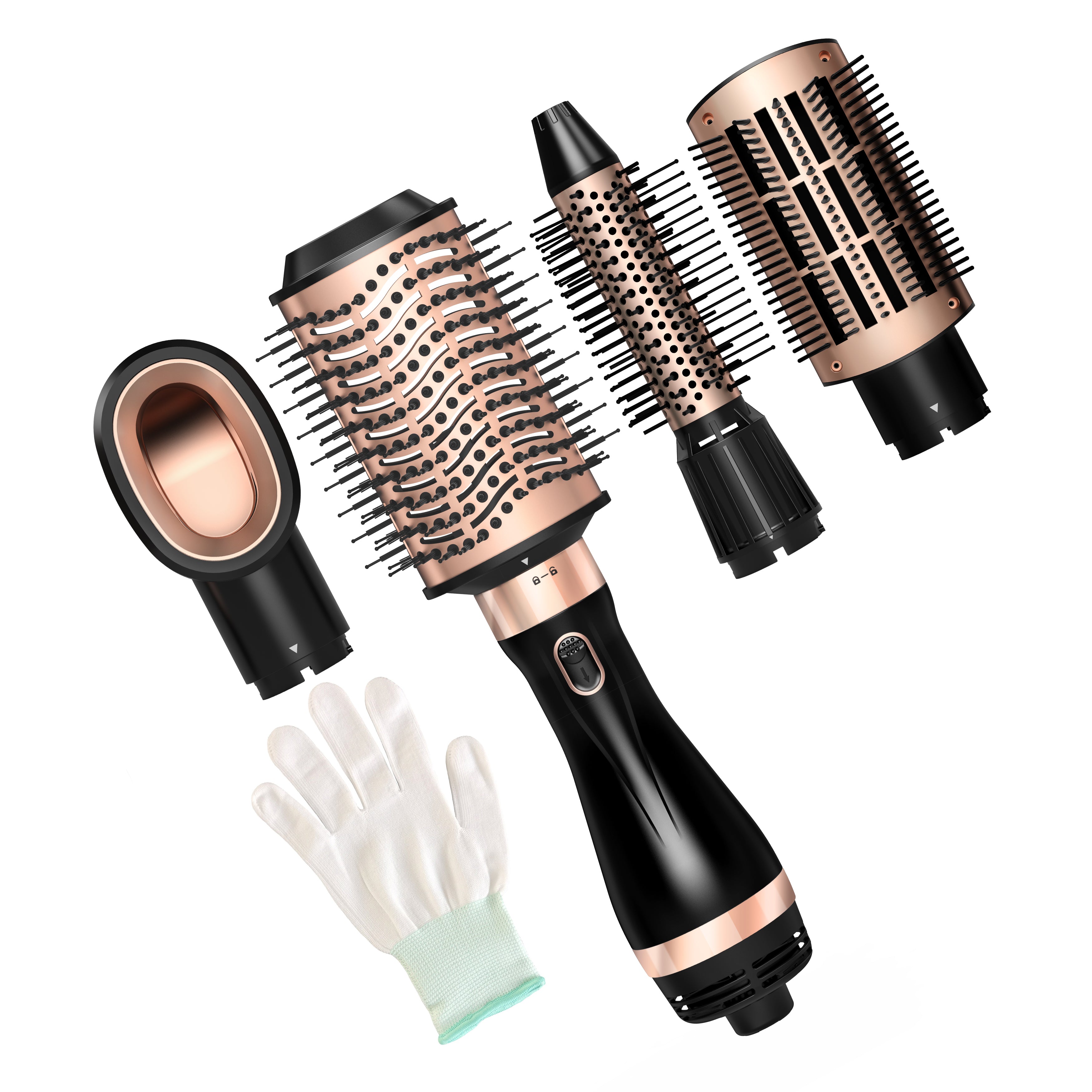 Nicebay Hair Dryer Brush, Hot Air Brush, Blow Dryer Brush Tool Set, Dryer and Styler Volumizer with Negative Ion Anti-frizz Ceramic Titanium Barrel