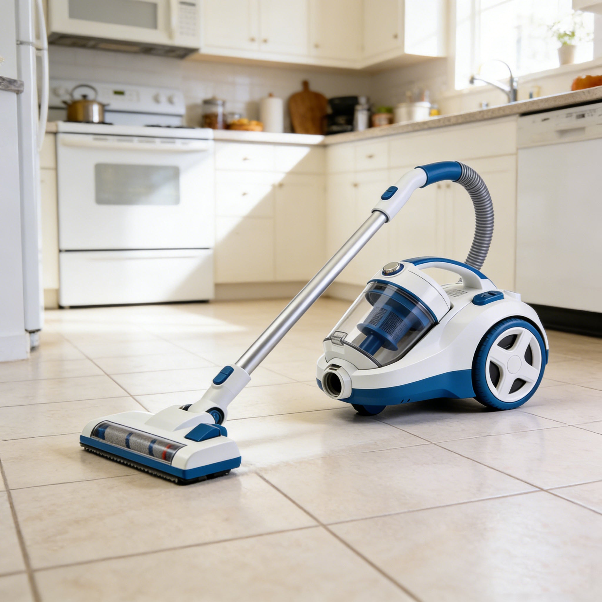 WHALL WhirlWind Bagless Canister Vacuum, 2.5L Lightweight Vac for Carpets & Hard Floors