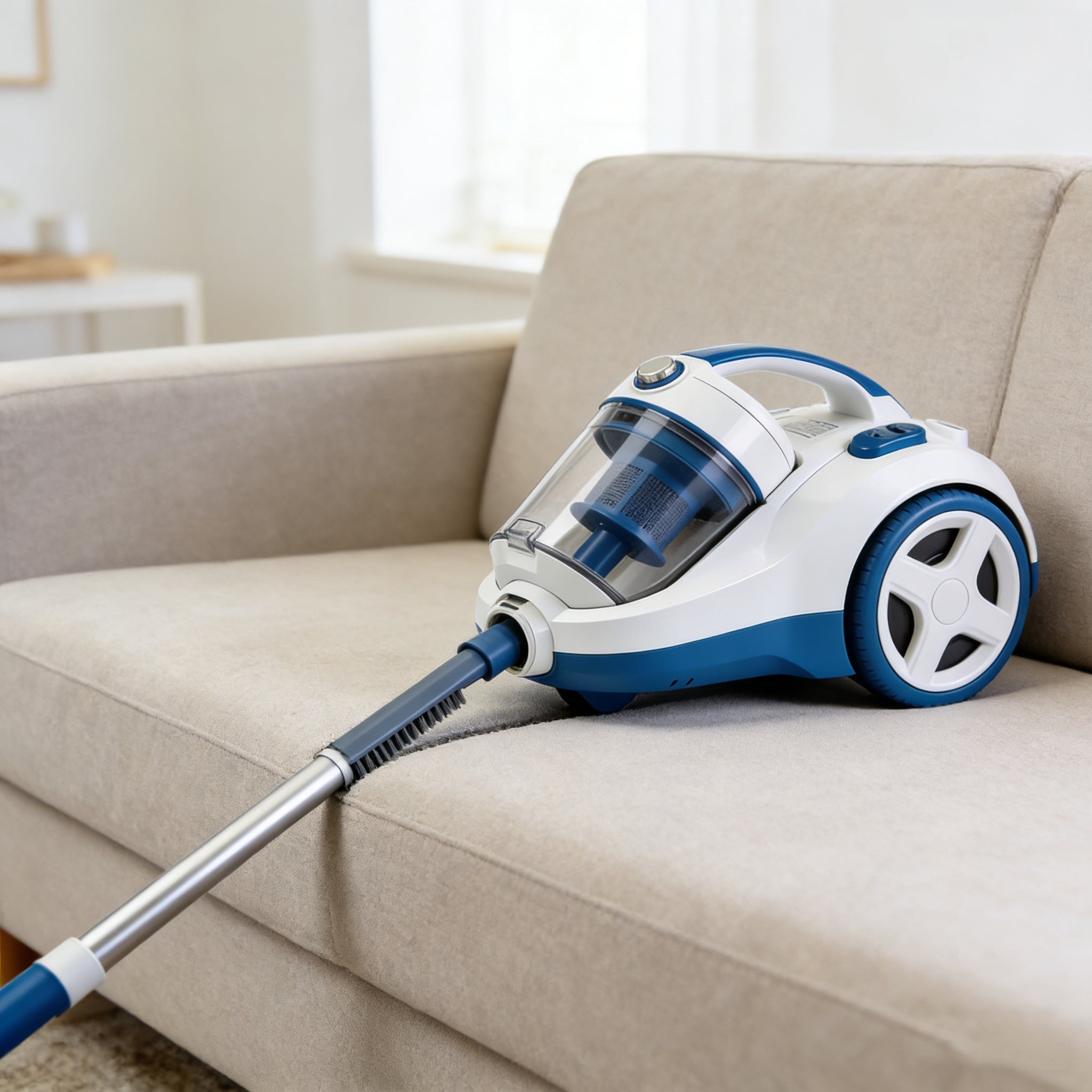 WHALL WhirlWind Bagless Canister Vacuum, 2.5L Lightweight Vac for Carpets & Hard Floors