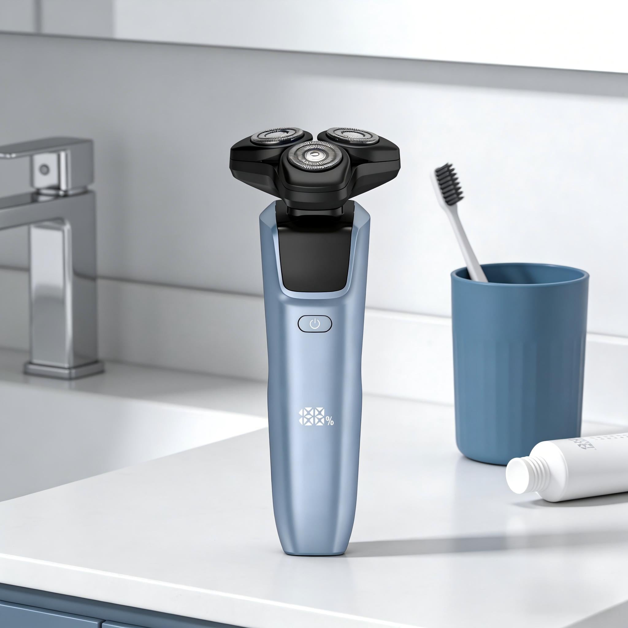 NICEBAY Electric Razor for Men, Men's Electric Shaver, 3-Blade Rotary Shaving System