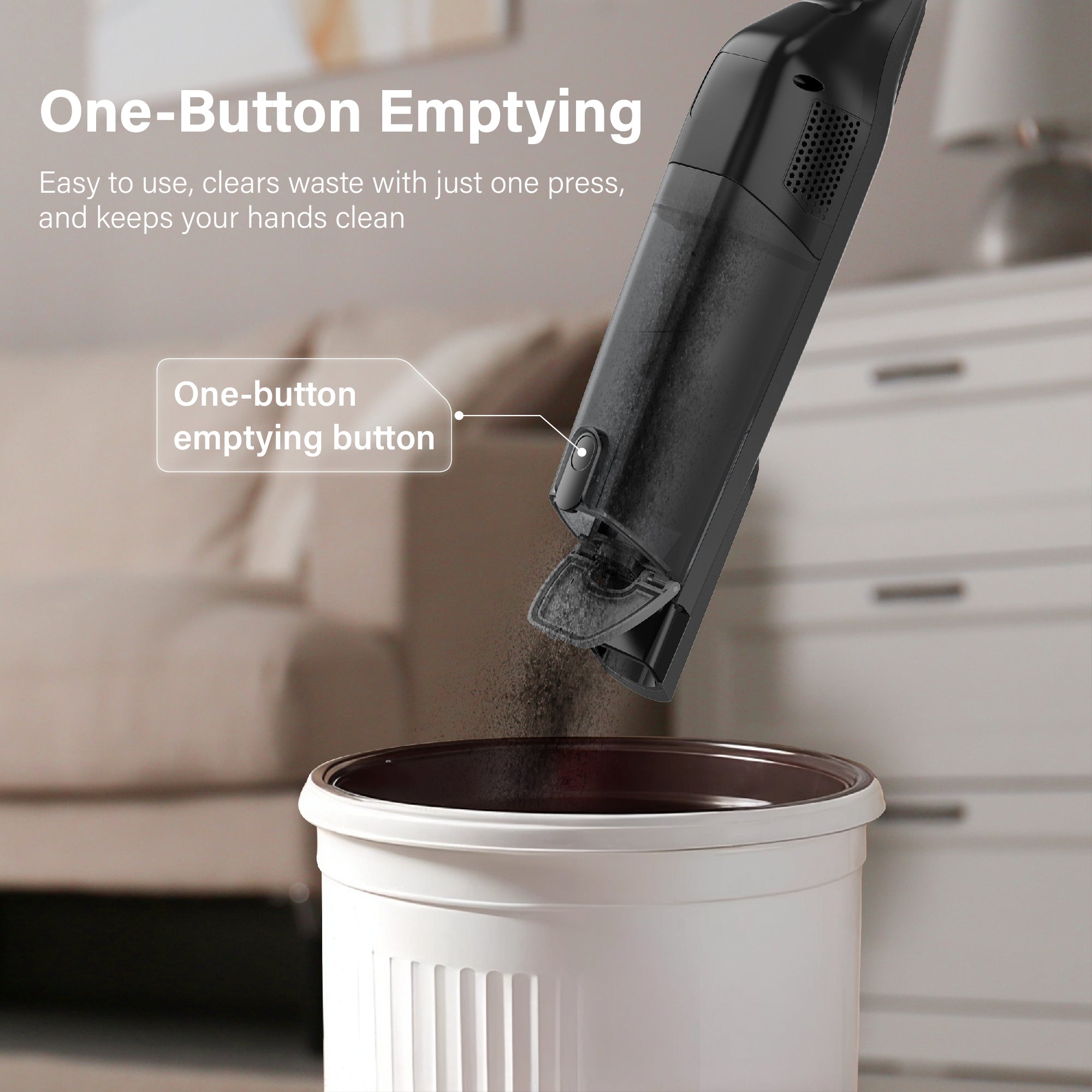 WHALL Handheld Cordless Vacuum, Hand Vac with Powerful Strong Suction