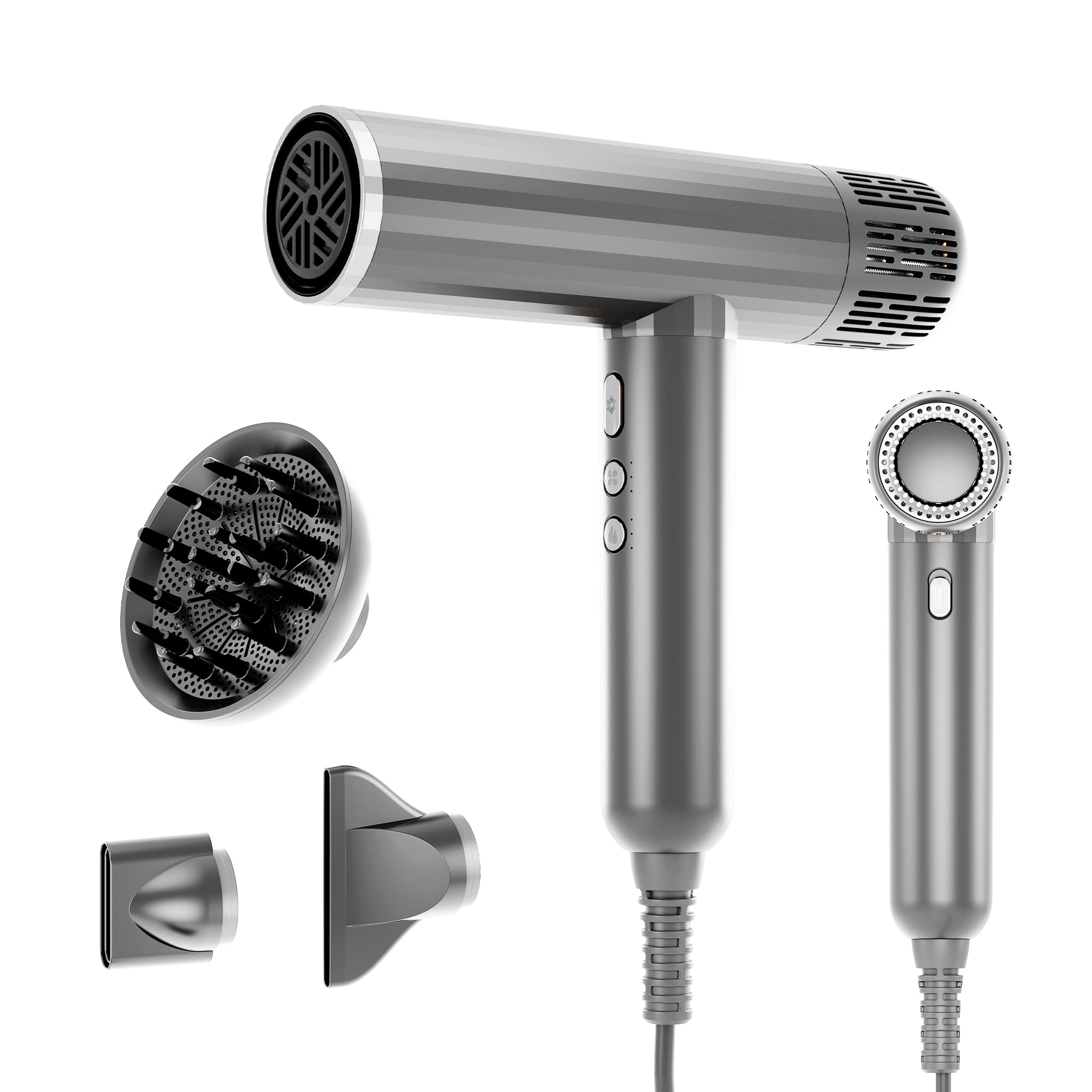 NICEBAY Hair Dryer for BestBuy Gray and Silver