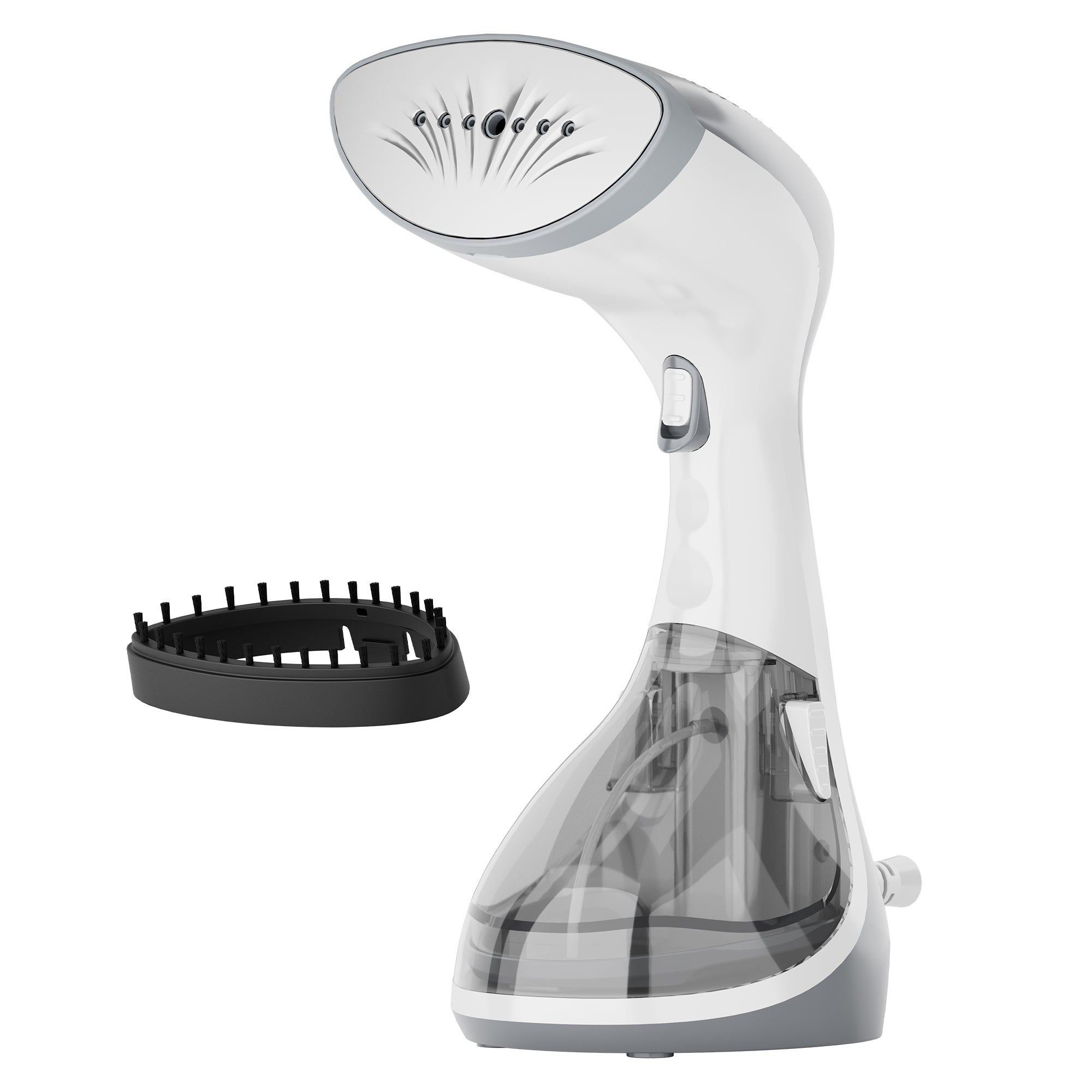 WHALL Compact Handheld Steamer with Brush, Fast Heat Up Steam Ironing, Dry Ironing, 1200W