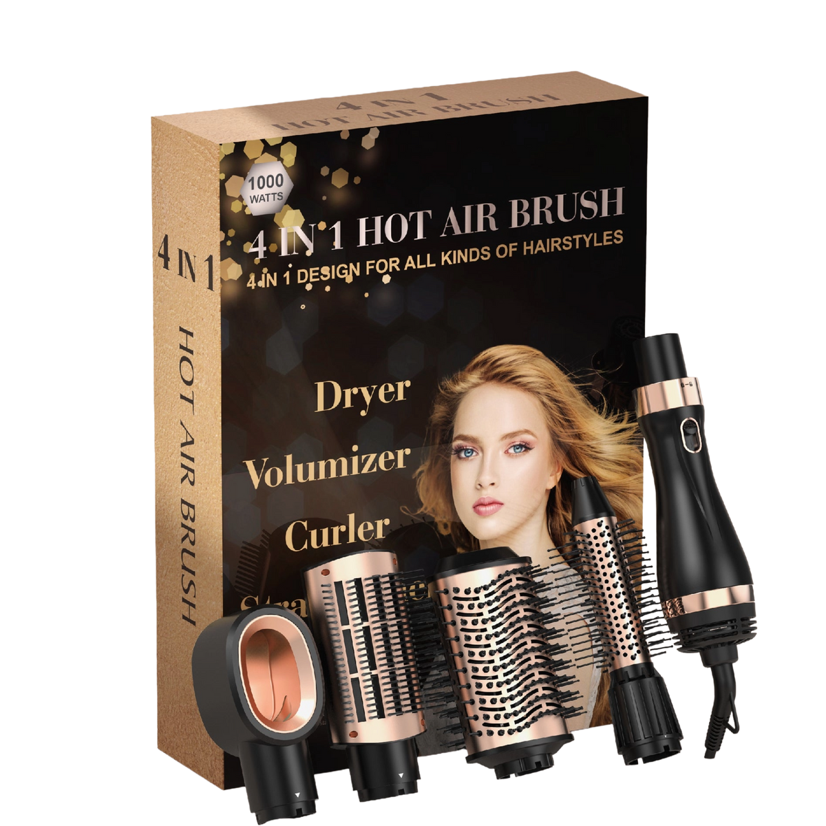 NICEBAY Round Blowout Hot Air Brush