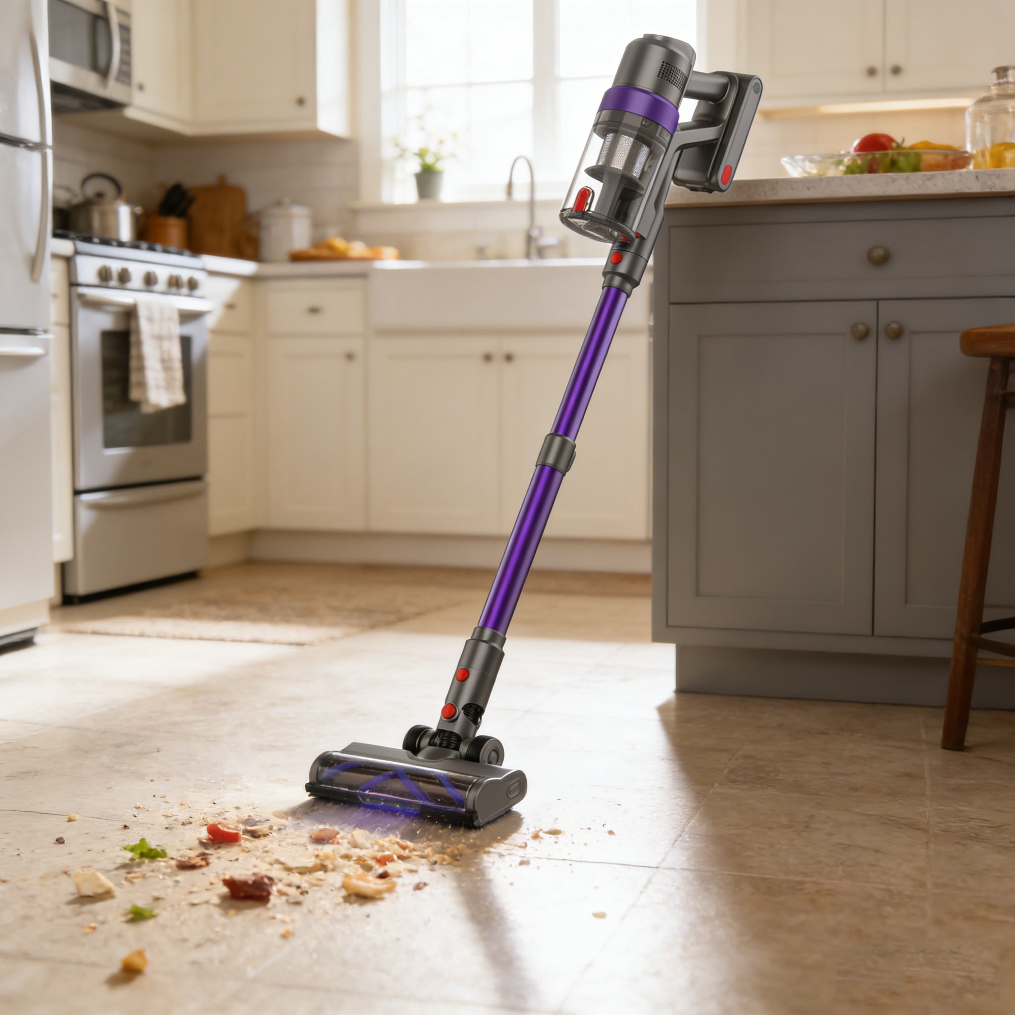 WHALL Vacuum Cleaner Cordless with BLDC Motor & Led Display