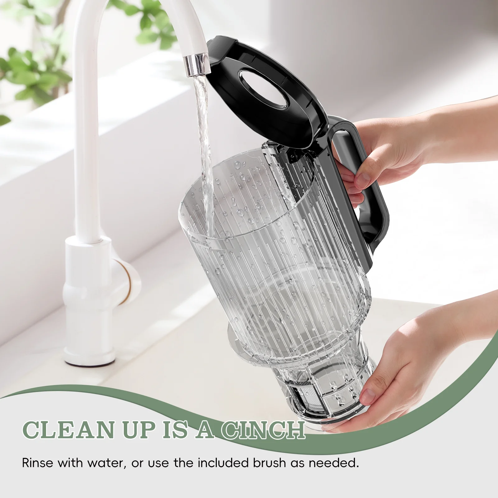 WHALL Slow Juicer, Cold Press Juicer for Vegetables & Fruits,Masticating Juicers.